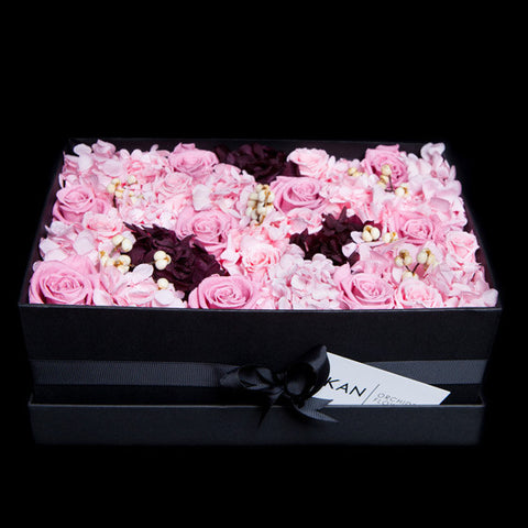 Flower Box in Pinks and Reds