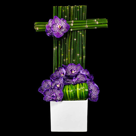 Striking Vanda Orchid Arrangement